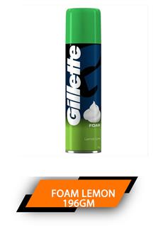 Gillette Foam Lemon 196gm